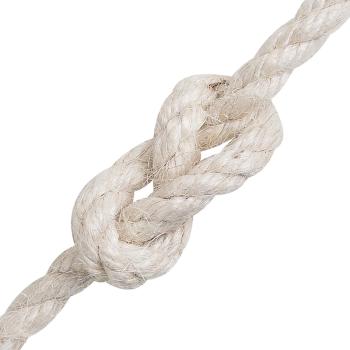 Juteseil 6 mm Weiß 100% Tossa Jute