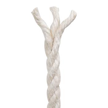 Juteseil 6 mm Weiß 100% Tossa Jute
