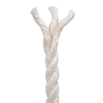 Juteseil 8 mm Weiß 100% Tossa Jute