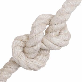 Juteseil 12 mm Weiß 100% Tossa Jute