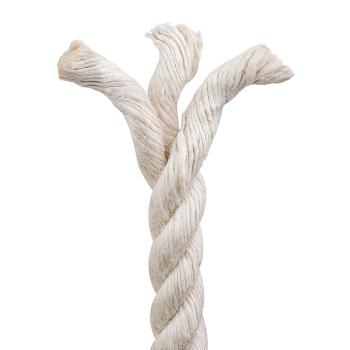 Juteseil 12 mm Weiß 100% Tossa Jute