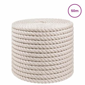 Juteseil 14 mm Weiß 100% Tossa Jute