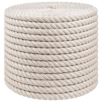 ARDEBO.de - Juteseil 14 mm Weiß 100% Tossa Jute