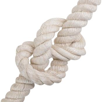 Juteseil 24 mm Weiß 100% Tossa Jute