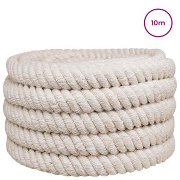 Juteseil 40 mm Weiß 100% Tossa Jute