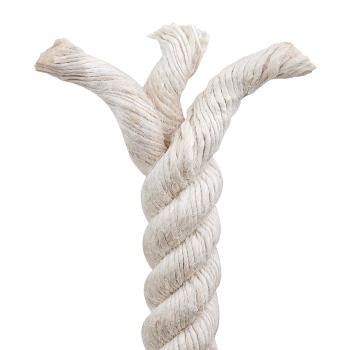 Juteseil 60 mm Weiß 100% Tossa Jute