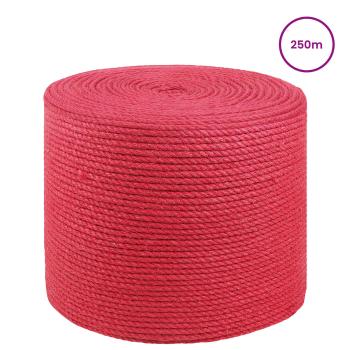 4 mm Rot 100% Tossa Jute