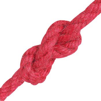 Juteseil 8 mm Rot 100% Tossa Jute
