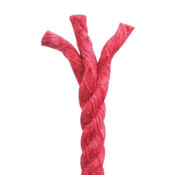 Juteseil 10 mm Rot 100% Tossa Jute