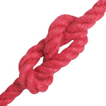 Juteseil 10 mm Rot 100% Tossa Jute