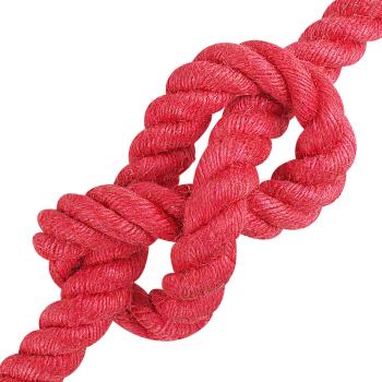 Juteseil 16 mm Rot 100% Tossa Jute