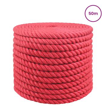 Juteseil 24 mm Rot 100% Tossa Jute