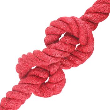 Juteseil 30 mm Rot 100% Tossa Jute