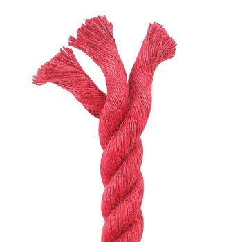 Juteseil 30 mm Rot 100% Tossa Jute