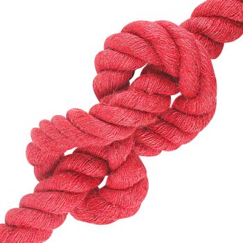 Juteseil 36 mm Rot 100% Tossa Jute