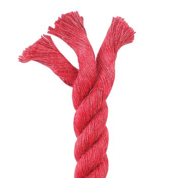 Juteseil 36 mm Rot 100% Tossa Jute