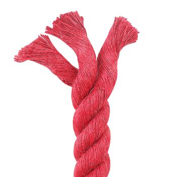 Juteseil 40 mm Rot 100% Tossa Jute