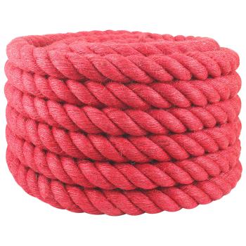 ARDEBO.de - Juteseil 40 mm Rot 100% Tossa Jute