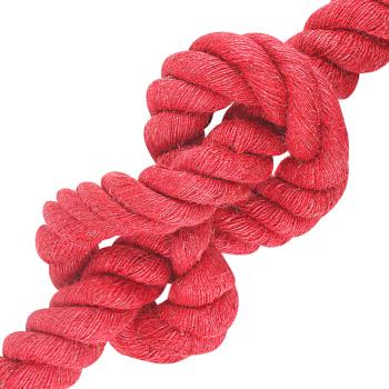 Juteseil 40 mm Rot 100% Tossa Jute