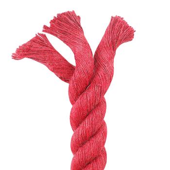 Juteseil 50 mm Rot 100% Tossa Jute