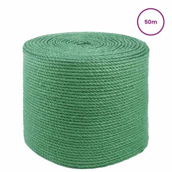 Juteseil 6 mm Grün 100% Tossa Jute
