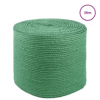 Juteseil 8 mm Grün 100% Tossa Jute