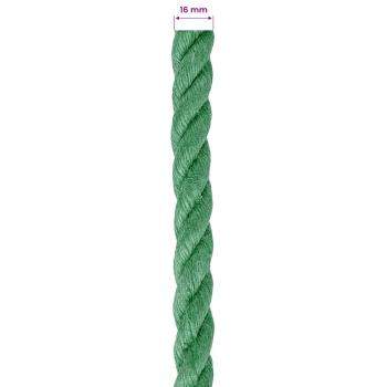 Juteseil 16 mm Grün 100% Tossa Jute