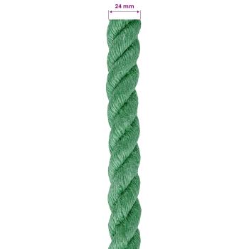 Juteseil 24 mm Grün 100% Tossa Jute