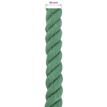 Juteseil 50 mm Grün 100% Tossa Jute