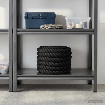 ARDEBO.de - Baumwollseil 30 mm 25 m Schwarz 100% Baumwolle