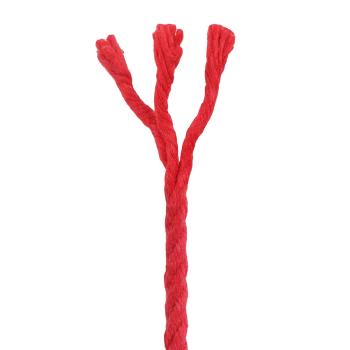 Baumwollzwirn 10 stk. 2 mm 100 m Rot 100% Baumwolle