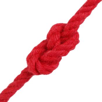 Baumwollzwirn 4 mm 500 m Rot 100% Baumwolle