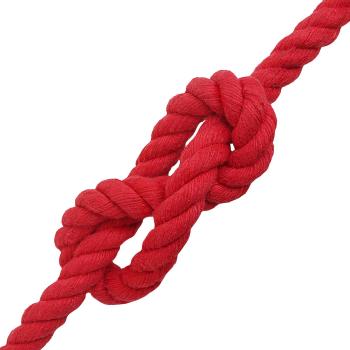 Baumwollseil 16 mm 25 m Rot 100% Baumwolle