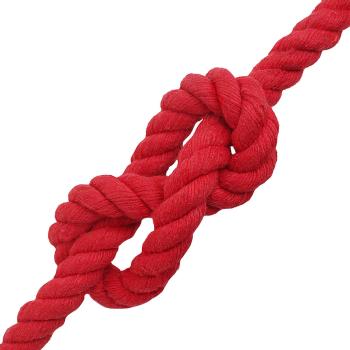 Baumwollseil 20 mm 25 m Rot 100% Baumwolle