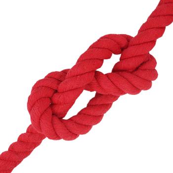 Baumwollseil 40 mm 5 m Rot 100% Baumwolle