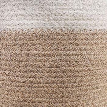 Pflanztopfsatz 2 stk. Natürlich und Weiß Ø 21 x 21 cm