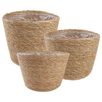 ARDEBO.de - 3 stk. Natur Ø26 x 19 cm 100% Seegras