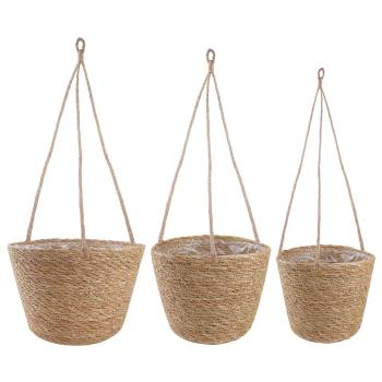 ARDEBO.de - 3 stk. Natur Ø26 x 19 cm 100% Seegras