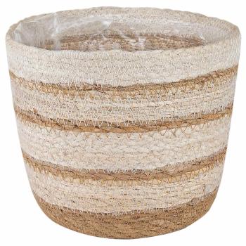3 stk. Natürlich, Weiß und Beige Ø26 x 19 cm 100% Seegras