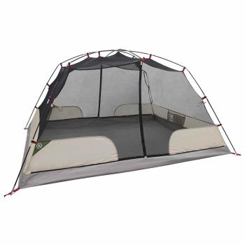 Trekkingzelt 4 Personen Grün 185T Polyester mit PU-Beschichtung