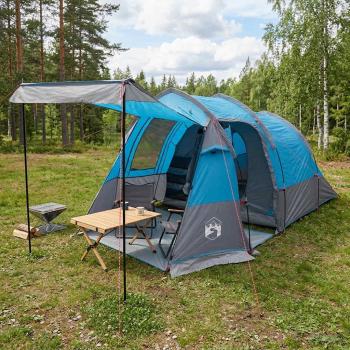 ARDEBO.de - Tunnelzelt 390 x 215 x 152 cm Blau