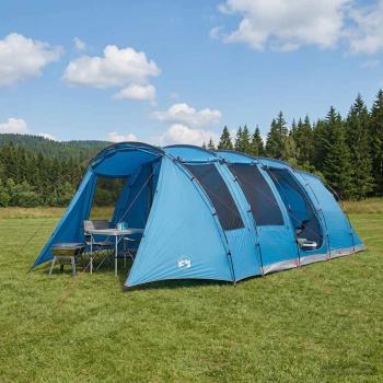 ARDEBO.de - Tunnelzelt 675 x 392 x 210 cm Blau