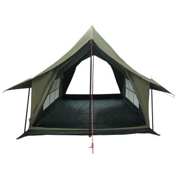 Hütten-Zelt Armeegrün 340 x 246 x 210 cm Polybaumwolle