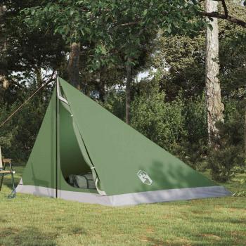 ARDEBO.de - Trekkingzelt 4 Personen Grün 185T Polyester mit PU-Beschichtung