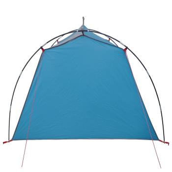 Tunnelzelt Blau 2-Personen 185T Polyester mit PU-Beschichtung