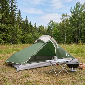 ARDEBO.de - Trekkingzelt 2 Personen Grün 185T Polyester mit PU-Beschichtung