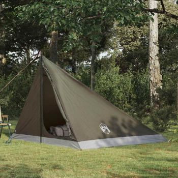ARDEBO.de - Trekkingzelt 4 Personen Braun und Grau