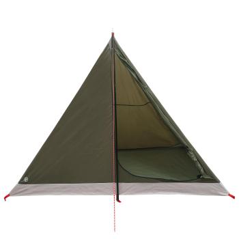 Trekkingzelt 4 Personen Braun und Grau