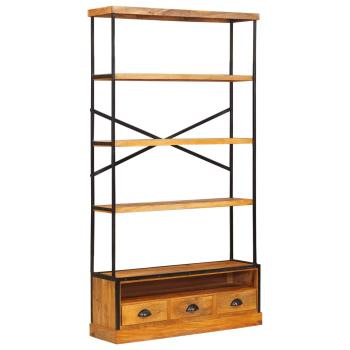5-stufiges Bücherregal Natur 100 x 30 x 180 cm