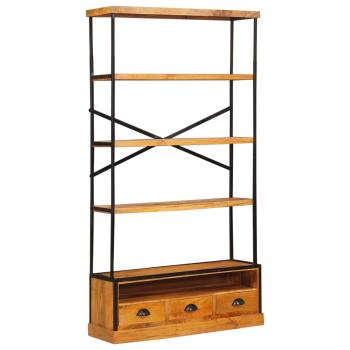 5-stufiges Bücherregal Natur 100 x 30 x 180 cm